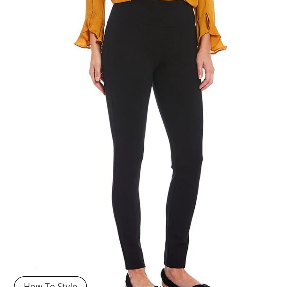 Calessa Deluxe Front Seam High Waisted Knit Velvet Pull-On Leggings